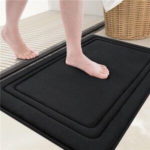 Memory Foam Bath Mat Rug 30x20, Ultra Soft, Non-Slip and Absorbent Bathroom Rugs